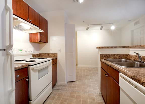 Kitchens at Lake Shore Affordable Apartments in West Palm Beach FL