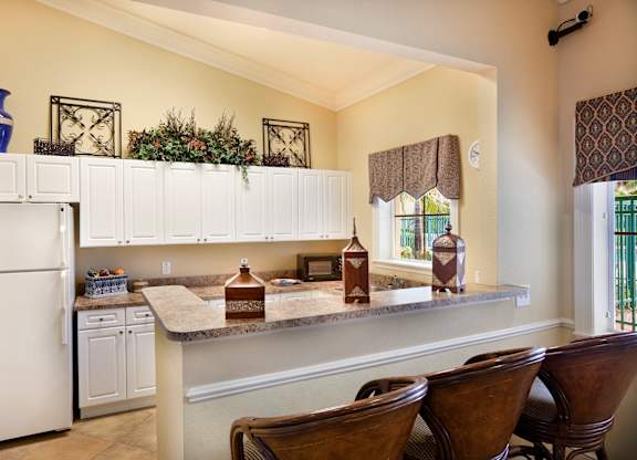 Demo Kitchen at Summer Lakes Affordable Apartments in Naples, Florida