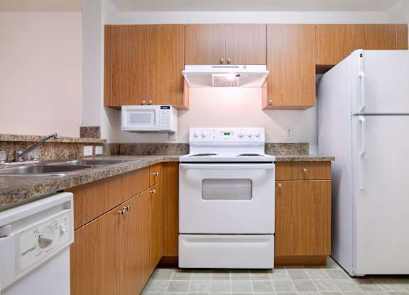 Apartment Kitchen at Summer Lakes Affordable Apartments in Naples, Florida