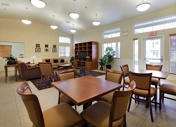 Club Room at Valley Oaks Affordable Apartments in Tulare CA