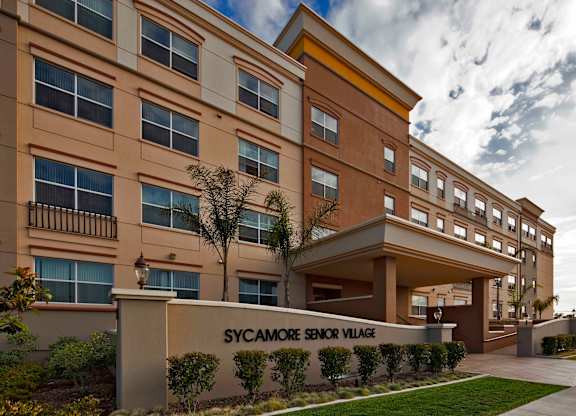 Exterior at Sycamore Senior Affordable Apartments in Oxnard CA
