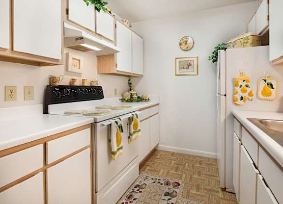 Kitchens at Simmons Garden Senior Apartments in Houston TX