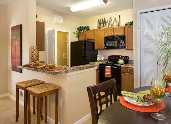 Kitchen at Colonial Lakes Apartments in Lake Worth, FL