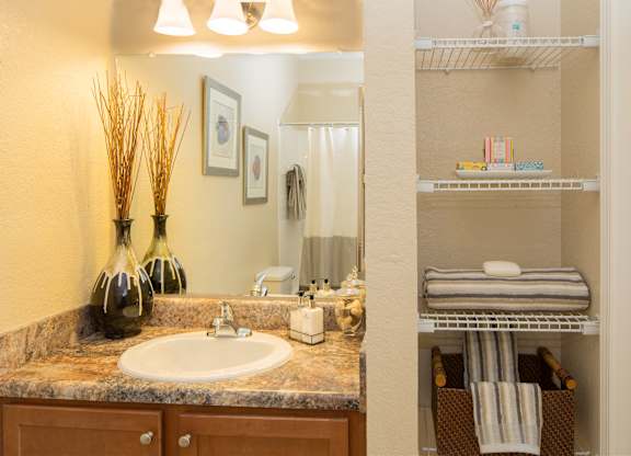 Bathroom at Colonial Lakes Apartments in Lake Worth, FL