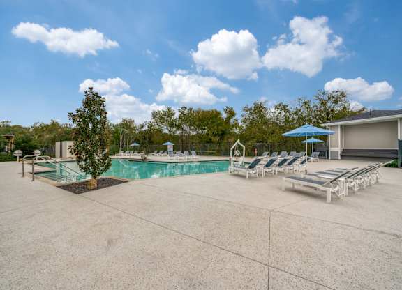 Swimming Pool at Carson Crossing Apartments in Southeast Austin TX