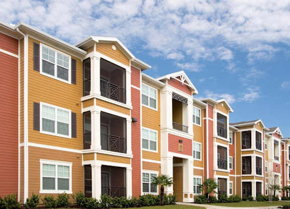 Exterior apartment building The Amalfi Clearwater Apartments