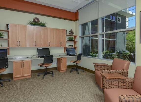 Business Center at Vista Grande Senior Apartments in Miami FL
