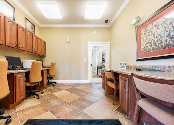 Business Center at Cristina Woods Affordable Apartments in Riverview FL