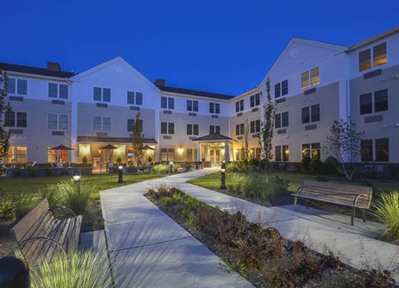 Courtyard at Meadow Green Senior Apartments  in Toms River NJ