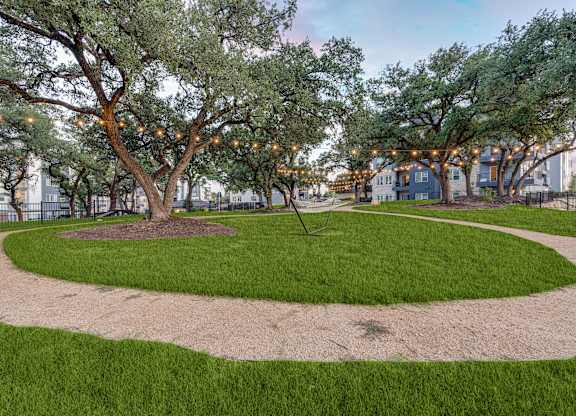 Hammock Area The Prescott Luxury Apartments on South Congress, Austin TX