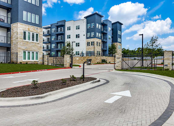 Gated Community at The Prescott Luxury Apartments in Austin, TX