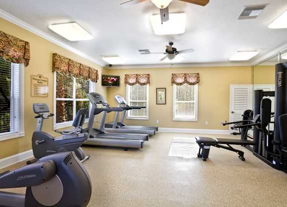 Professional Fitness Center at Savannah Springs Affordable Apartments in Jacksonville FL