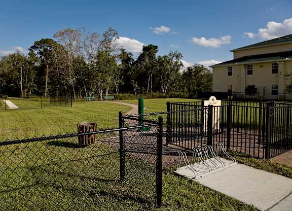 Fenced Pet Park at Savannah Springs Affordable Apartments in Jacksonville FL