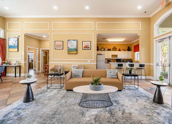 Clubhouse with Lounge Seating at Meridian Pointe Affordable Apartments in Tampa FL