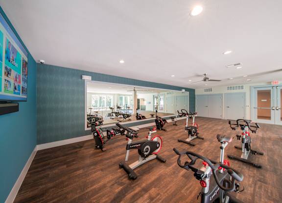 Spin Studio at Parc at White Rock Luxury Apartments in Dallas TX