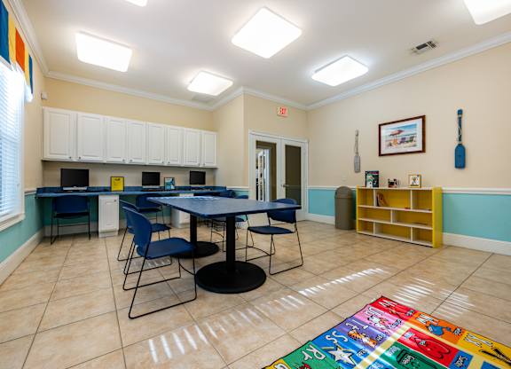 Activity Room at Claymore Crossings Affordable Apartments in Tampa FL
