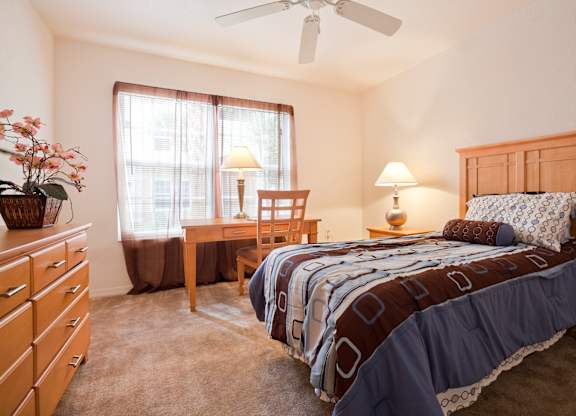 Spacious Bedrooms at Laurel Oaks Affordable Apartments in Leesburg FL