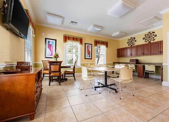 Activity Roomat Kensington Gardens Affordable Apartments in Riverview FL