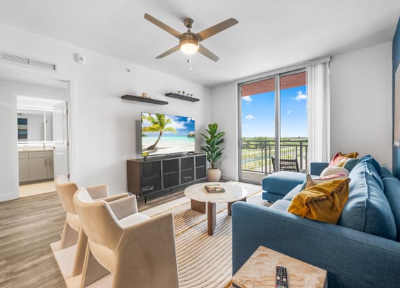 Living Room Area at Vista Sur Apartments