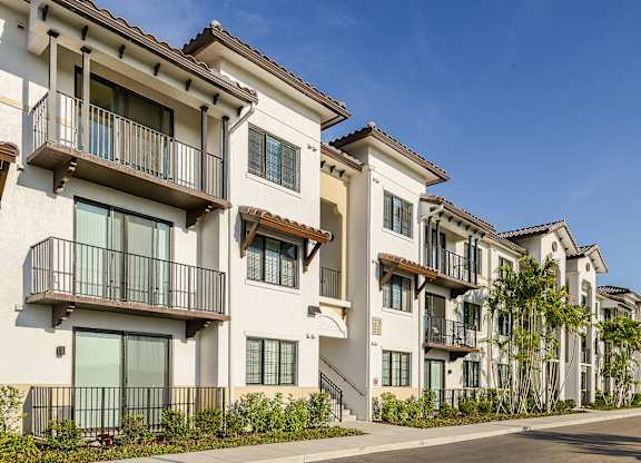 Exterior apartment homes at Azura in Kendall, FL