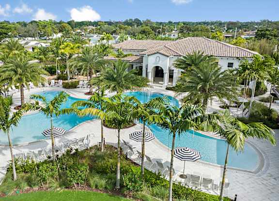 Drone Exterior View at Boca Vue Apartments in Boca Raton FL