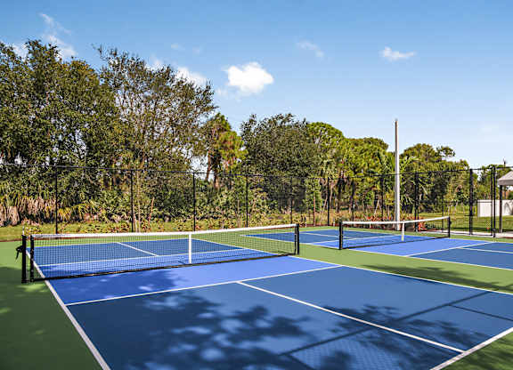 Pickleball Courts at Boca Vue Apartments in Boca Raton FL