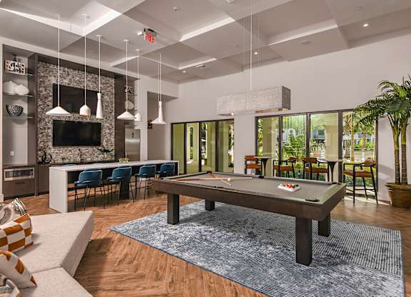 Club Room at Boca Vue Apartments in Boca Raton FL
