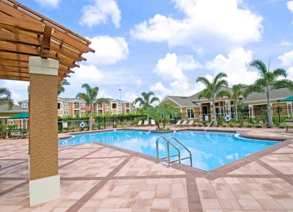Pool at Booker Creek Apartments in St. Petersburg FL
