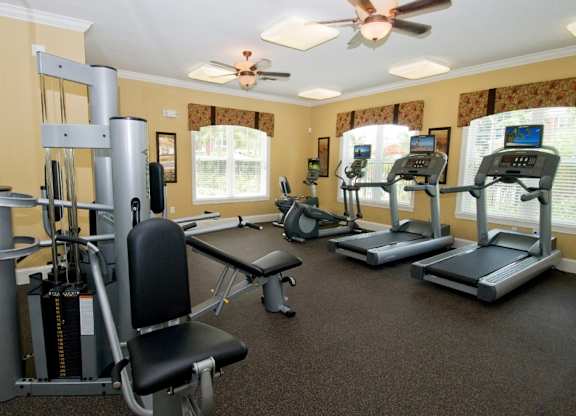 Fitness Center at Booker Creek Apartments in St. Petersburg, FL