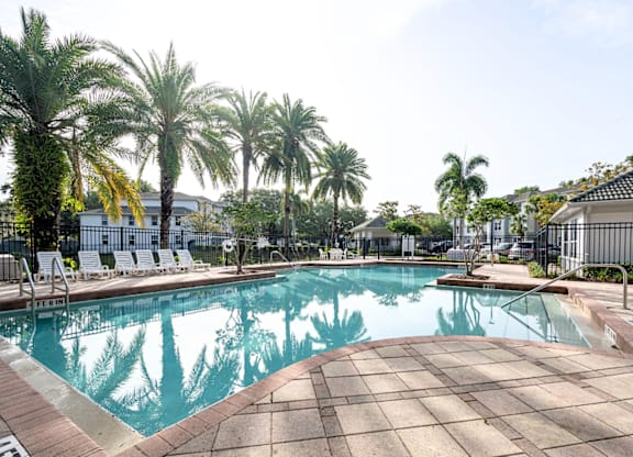 Resort-Style Pool at Brandywine Affordable Apartments in Tampa FL