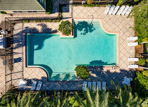 Resort-Style Swimming Pool at Brandywine Affordable Apartments in Tampa FL