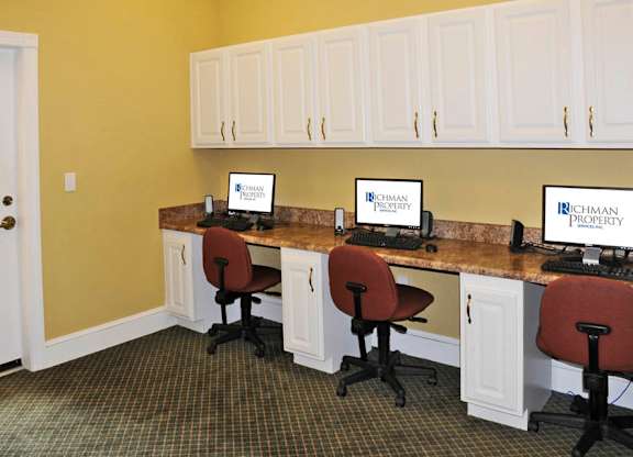 Business Center at Brook Haven Apartments in Brooksville, FL