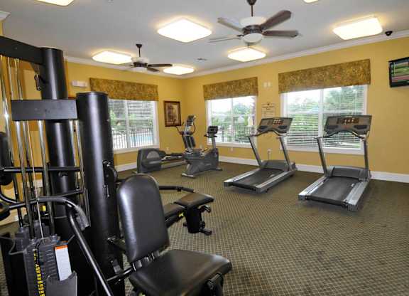 Fitness Center at Brook Haven Apartments in Brooksville, FL