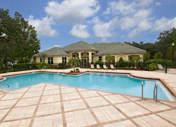 Swimming Pool at Brook Haven Apartments in Brooksville, FL