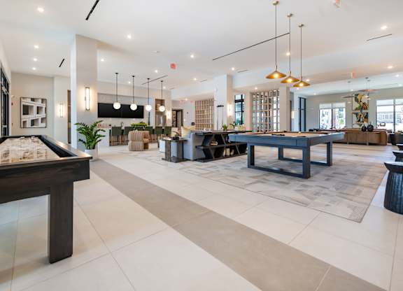 Clubhouse at Marquee Square Apartments in Tampa, FL