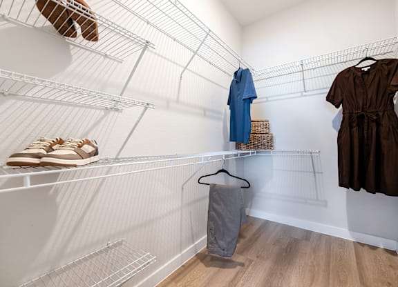 Walk-In Closets at Marquee Square Apartments in Tampa, FL