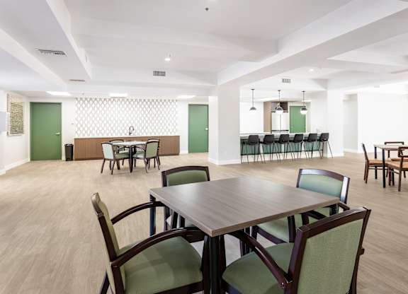 Community Room at Grand Plaza Senior Apartments in Los Angeles, CA