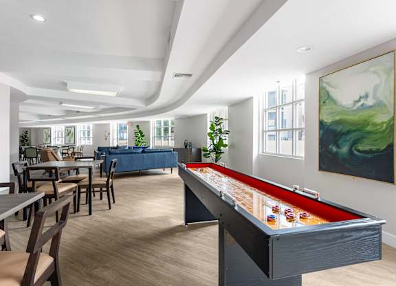 Shuffle Board at Grand Plaza Senior Apartments in Los Angeles, CA