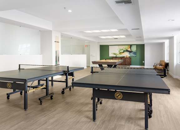 Ping Pong Tables at Grand Plaza Senior Apartments in Los Angeles, CA