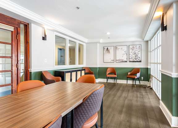 Community Room at Grand Plaza Senior Apartments in Los Angeles, CA