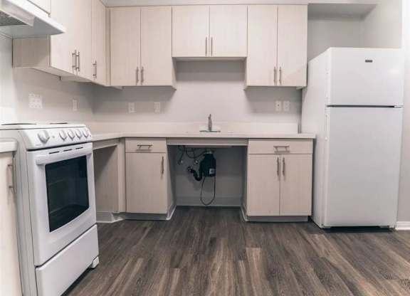Kitchen at Carson Terrace Senior Apartments in Carson CA