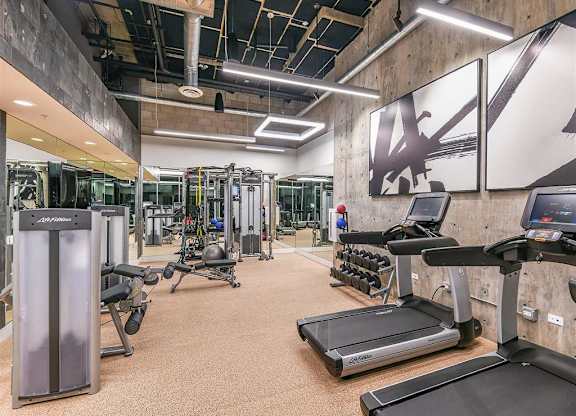 Fitness Center at F11 Luxury Apartments in San Diego, CA