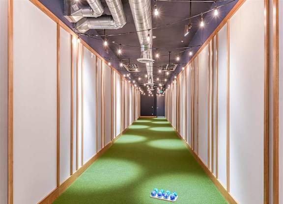 Indoor Bocce Ball at F11 Luxury Apartments in San Diego, CA