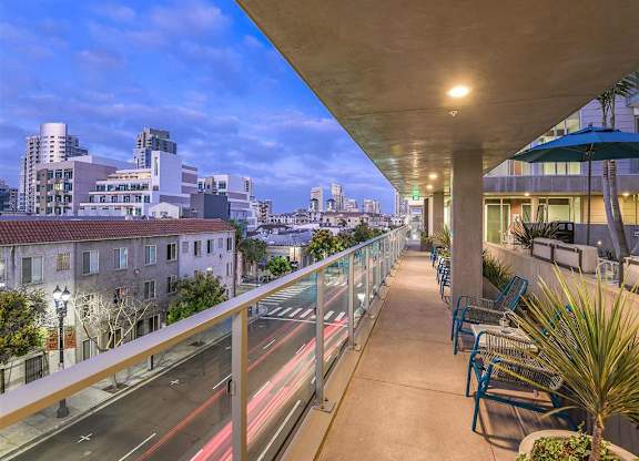 Terrace View at F11 Luxury Apartments in San Diego, CA