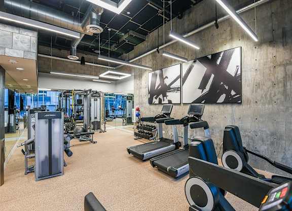Fitness Center at F11 Luxury Apartments in San Diego, CA