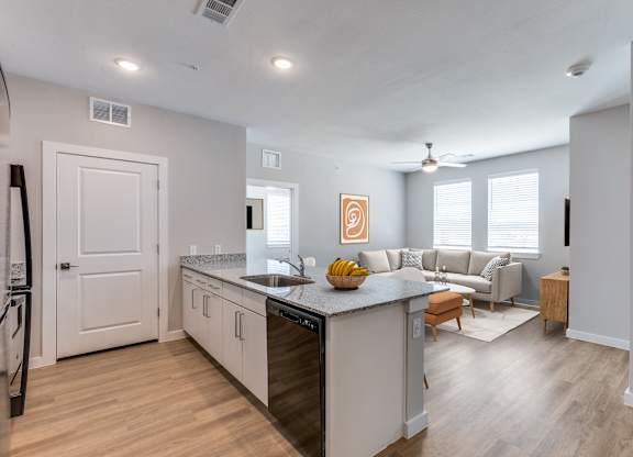 Modern Kitchens at Carson Crossing Apartments in Southeast Austin TX