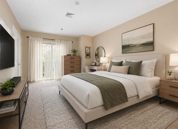 Spacious Bedrooms at