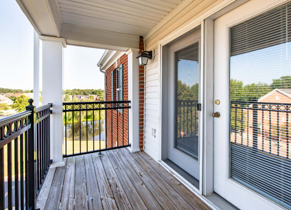 Balcony View at Chester Village Senior Apartments