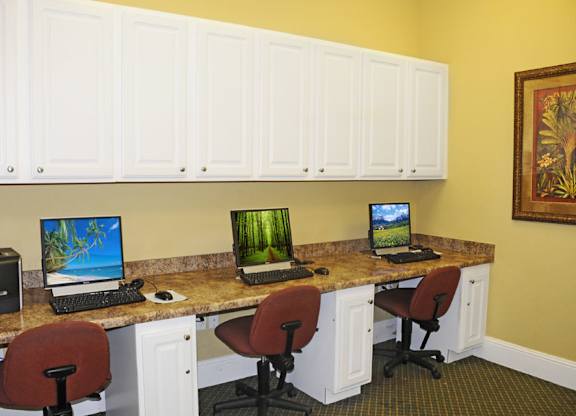 Business Center at Claymore Crossings Apartments in Tampa FL