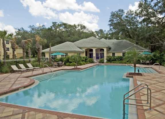Resort-Style Pool at Claymore Crossings Apartments in Tampa FL